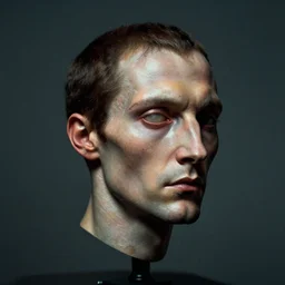 disembodied evil head painted by arcimboldo, photography by fred palacio medium full shot still from bladerunner 2 0 4 9, sci fi, bladerunner, canon eos r 3, f / 3, iso 2 0 0, 1 / 1 6 0 s, 8 k, raw, unedited