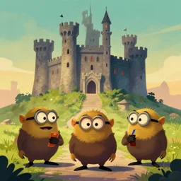 gremlins in a castle