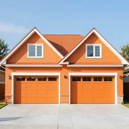2 1 garage house orange