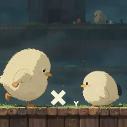 a 2 d side scrolling game, press x to jum and y to rum, studio ghibli, pixar and disney animation, sharp, rendered in unreal engine 5, highly detailed, digital painting, artstation, concept art, smooth, sharp focus, illustration, wide angle, artbook, wallpaper, splash art, promo art, dramatic lighting, art by artgerm and greg rutkowski and bo chen and jin xiaodi