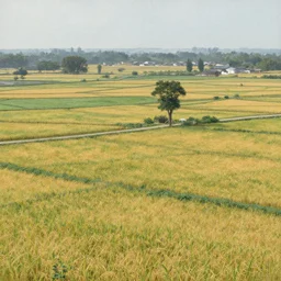 yangshou farmland, by greg rutkowski