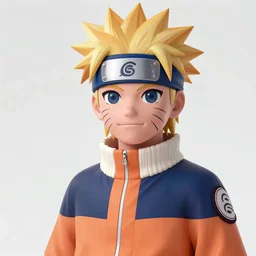 Render of Naruto Uzumaki\'s grandson Charuto, highly detailed, trending on Artstation, Unreal Engine 4k
