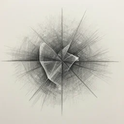 zen, abstract pencil drwaing