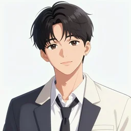 kpop star in the style of an anime n-4