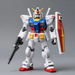 a crochet gundam mecha, Sigma 50 mm f/1.4