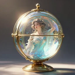the orb of opalescence, sunlight study, art nouveau, by jan van huysum and ( ( ( frederic edwin church ) ) ) and ( ( ( ( ( lisa frank ) ) ) ) ), 8 k, ( ( octane render ) )