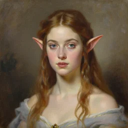 an upper body portrait of a beautiful elf princess, oil painting, by Fernanda Suarez and and Edgar Maxence and greg rutkowski