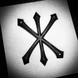 magic rune inscription drawn on paper iconography game icon realistic shaded lighting poster by craig mullism, artgerm, jeremy lipkin and michael garmash, digital art, trending on art station kvlt by peder balke by guido crepax by norman bluhm mystic high contrast monochromatic noir