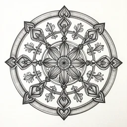 indian mandala drawing by pablo picasso, high detailed, denoised, centered, wow