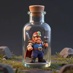 dark elixir in clash of clans in bottle HD,realistic,render