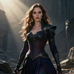 gal gadot as an anime necromancer