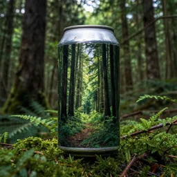 the forest inside the can