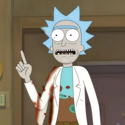 freddy krueger in the style of rick and morty