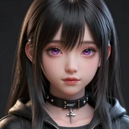 clothed, worksafe. cgsociety, by wlop, ilya kuvshinov, krenz cushart, greg rutkowski, trending on artstation. zbrush sculpt, octane, maya, houdini, vfx. close - up face of a cute young hypnotic anime japanese filipino j - pop av idol girl. cinematic dramatic atmosphere, sharp focus, soft volumetric studio lighting.