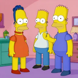 simpsons painting by david firth