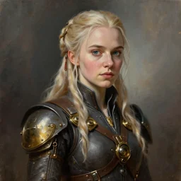 steam punk sansa stark portrait beautiful painting
