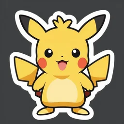 cute miss mascot sabelette sabelette sandshrew pokemon sticker art, cronobreaker, beeple game icon