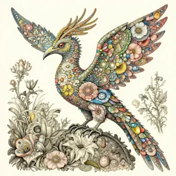 intricate detailed flower covered quetzalcoatl. lisa frank, james gurney, dan luvisi, petros afshar, tim hildebrandt, liam wong, mark riddick, thomas kinkade, ernst haeckel, dan mumford, trending on artstation, josephine wall, wlop, cgsociety by gediminas pranckevicius, trending on cgsociety and deviantart
