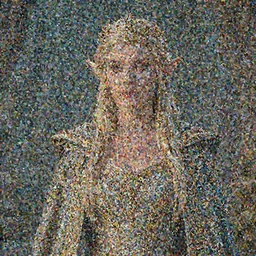 photo of a beautiful elf queen with ornate cloak, highly detailed, 4k, HDR,