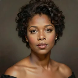 studio portrait of maya angelou, the female eunuch, absurdly beautiful, elegant, young sensual graceful woman, ultrafine hyperrealistic detailed face illustration by kim jung gi, irakli nadar, sharp focus, bright colors, matte, octopath traveler, final fantasy, unreal engine highly rendered, global illumination, radiant light, intricate environment