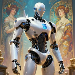 robot sci - fi, highly detailed, vibrant colors, photo realistic, cinematic, artstation, concept art, unreal render, art by greg rutkowski and artgerm and alphonse mucha and craig mullins
