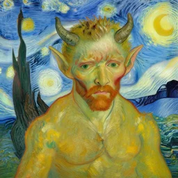 devil by van gogh