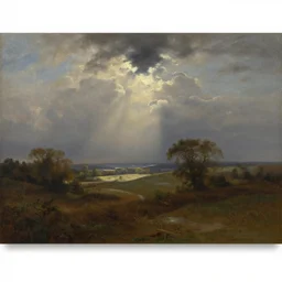 a beautiful painting of a landscape by william herbert dunton