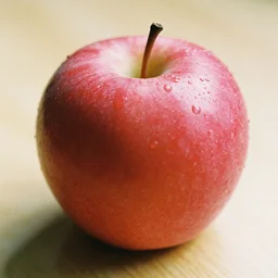 a beautiful photo of a red apple, Ilford Delta 3200