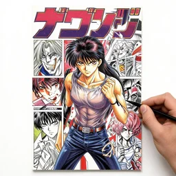 webtoons, webcomic, professionally drawn 9 0 s seinen cyberpunk horror action manga cover art, mangaka drawn by ilya kuvshinov, pencils by ilya kuvshinov, full color, designs by tsutomu nihei and hirohiko araki