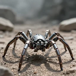 mechanical spider robot, insane details, sharp focus, octane render, depth of field