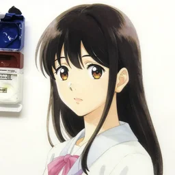 gouache, limited palette, by award - winning mangaka, backlighting.