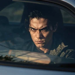 i am staring at you angrily through your car window