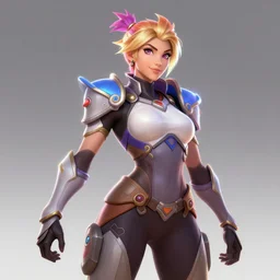 character design zarya from overwatch beautiful biolight hdr cgi 4 k, alena aenami artworks in 4 k artstation by jesper ejsing, by rhads, by feng zhu