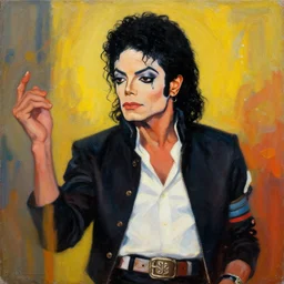 a beautiful painting michael jackson, by alberto mielgo movie jibaro
