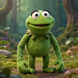 muppet swamp monster, realistic, beautiful texture, beautiful graphics, fantasy artwork, very beautiful scenery, hd, hdr, ue 5, ue 6, unreal engine 5, cinematic 4 k wallpaper, 8 k, ultra detailed