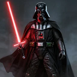 walter white as darth vader by dave gibbons, power armor, red lightsaber, artstation, maya, engine, pixar, highly detailed illustration, masterpiece, epic, ilvya kuvshinov, rossdraws, matte painting