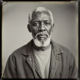 old black male, ambrotype