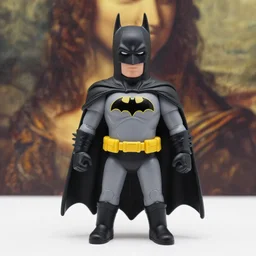 batman 1 2 inch action figurine hot toys'sideshow painting the style of leonardo da vinci