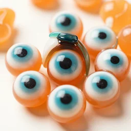 Haribo eye balls