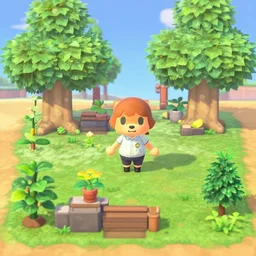 miniature garden, cottagecore, animal crossing, stardew valley, moss, plants, cute, friendly