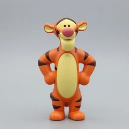 disney tigger figurine, realistic, dslr photo, product shot, vibrant colors