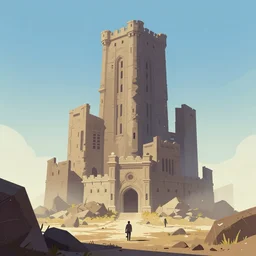 lost city by greg rutkowski, by greg tocchini, by james gilleard, by joe fenton, by kaethe butcher, dynamic lighting, gradient light blue, brown, blonde cream and white color scheme, grunge aesthetic