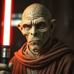 portrait photo of snoke mandalorian general grievous obi wan kenobi from star wars, cinematic lighting, sharp focus, photo digital colored stipple by edward gorey and kim jung gi