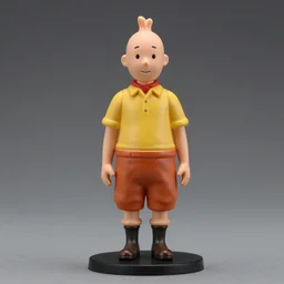 bd, tintin, figurine, detailed product photo