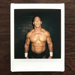 Polaroid image of John cena in dungeon