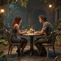 yog - soggoth on a blind date | unreal engine :. 6 | global illumination, octane, raytracing, detailed and intricate :. 4