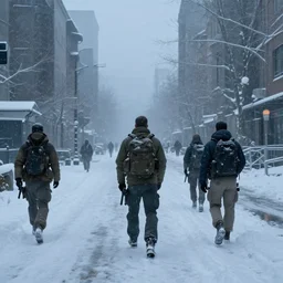 Screenshot from Watchdogs, winter