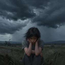 storm is coming, i have regrets, digital painting, futured, ultra detailed