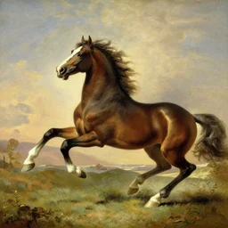 a galloping horse by george stubbs