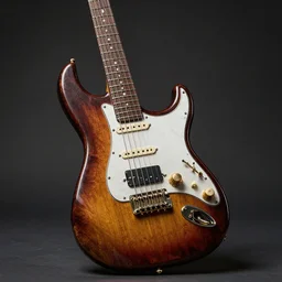 steampunk electric guitar